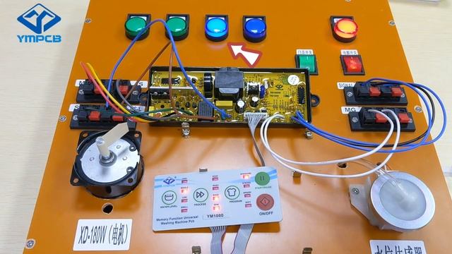 Test for universal washing machine PCB YM1000.#ympcb#washingmachinerepairing #pcbmanufacturer смотреть онлайн