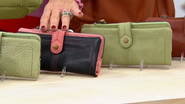 American Leather Co. Hudson Large Bifold Wallet on QVC смотреть онлайн