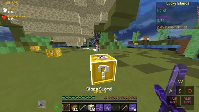 ЛАКИ БЛОКИ НА СКАЙВАРСЕ НА СЕРВЕРЕ CUBECRAFT 💥 LUCKY ISLANDS смотреть онлайн