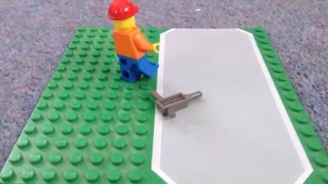 Lego man on drill смотреть онлайн