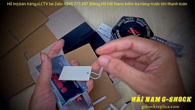 G-Shock GA-700-7A Trắng Mặt Đen | Khách hàng Lê Minh Khoa - Cần Thơ | Hải Nam G-Shock - Đóng gói смотреть онлайн