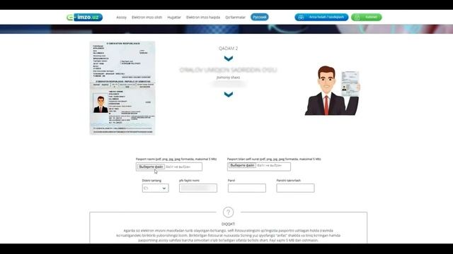 Jismoniy Shaxslar Va Yakka Tartibdagi Tadbirkorlar Elektron Raqamli Imzo Olish