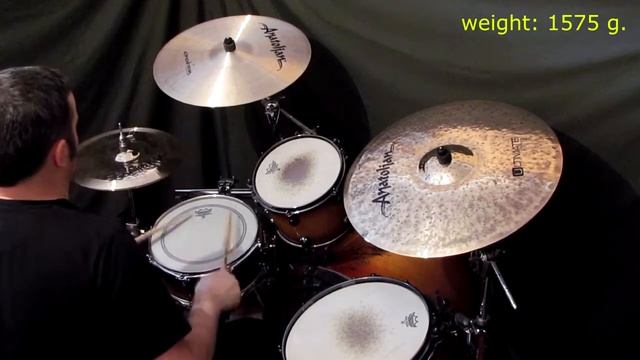 Anatolian Emotion Light Crash 19" weight: 1575 g. смотреть онлайн