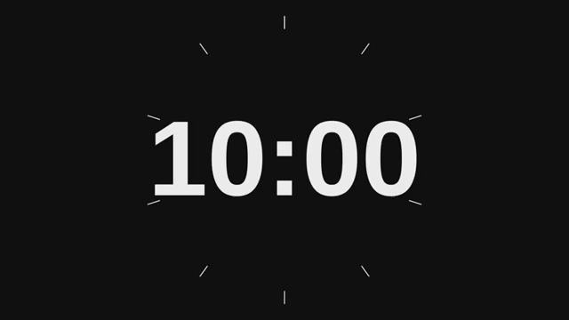Обратный отчёт 10 минут. 10 Minute Countdown Timer смотреть онлайн