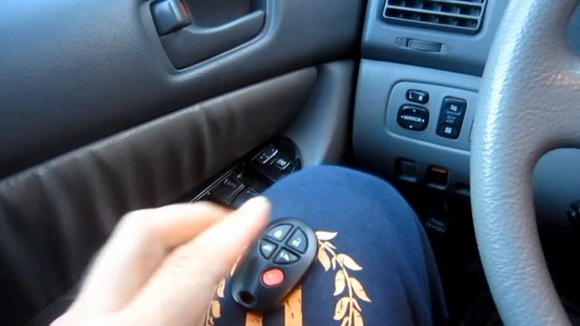 Programming your Toyota Sienna Remote. смотреть онлайн