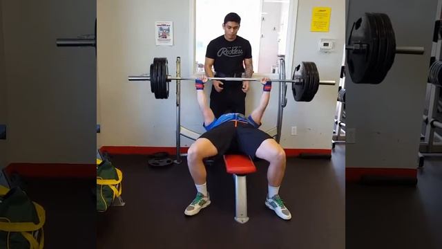 365 lbs bench for 3 reps смотреть онлайн