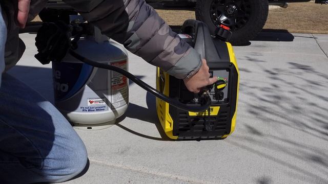 Quick tip on starting dual fuel generator on PROPANE! смотреть онлайн