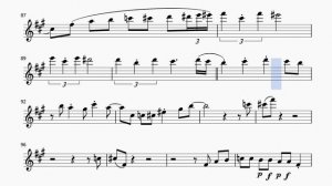 Sing, Sing, Sing by Louis Prima. + version for alto sax