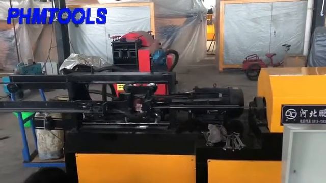 steel Straightening and cutting machine смотреть онлайн