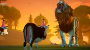 10 Mammoth Elephant Buffalo Cow Gorilla vs Dinosaur vs Gaint Lion Attack Cow Buffalo Saved By Mammo