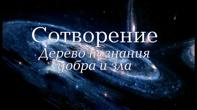 Семинар: "Сотворение". Лекция 10 - "Дерево познания добра и зла"