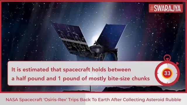 NASA's Osiris Rex Returning With Bennu Asteroid Rubble Will Help Uncovering Solar System Secrets смотреть онлайн