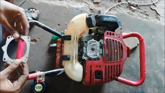 HOW TO CHANGE THE STARTING ROPE FOR EARTH AUGER GASOLINE ENGINE смотреть онлайн