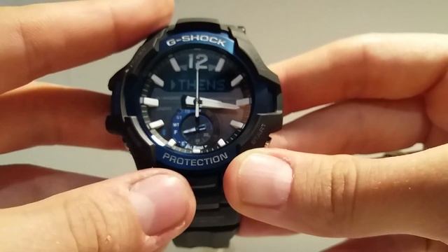 Casio G-Shock GR-B100-1A Gravitymaster Manual 5536 To Set Time