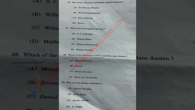 2022 MA ENGLISH ENTRANCE EXAM CALICUT UNIVERSITY SOLVED QUESTION PAPER BY POONAM DUA PART 2 смотреть онлайн