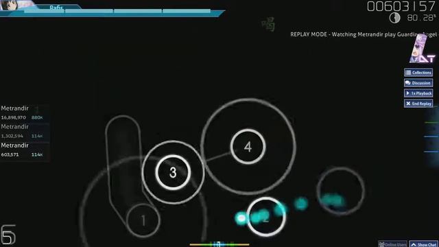osu! |Ангел Хранитель|Ночное пугало +DT 8.1* смотреть онлайн