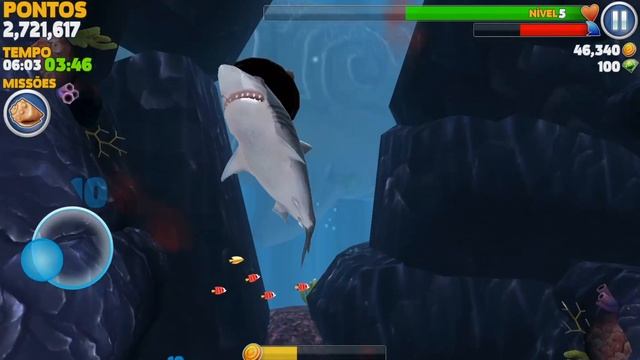 SHARK MEGALODON VS NEW MAP VOLCANO - GAMEPLAY HUNGRY SHARK EVOLUTION #13 смотреть онлайн