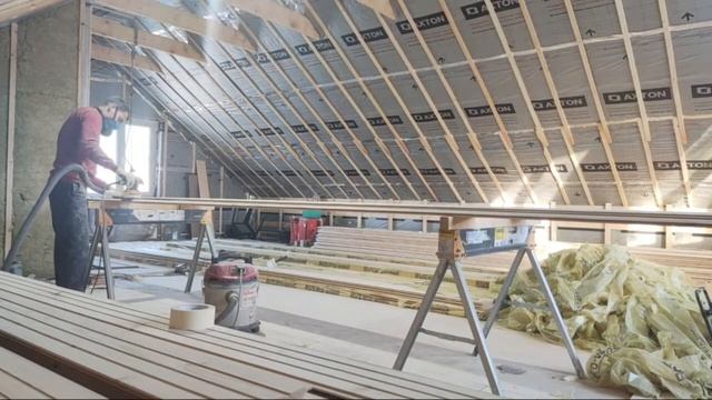 Шлифуем 10 Часов,второй день 140 квадратов,продолжаем смотреть онлайн