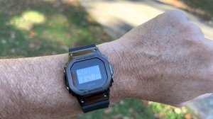 Casio G Shock GM5600B-1 black metal case