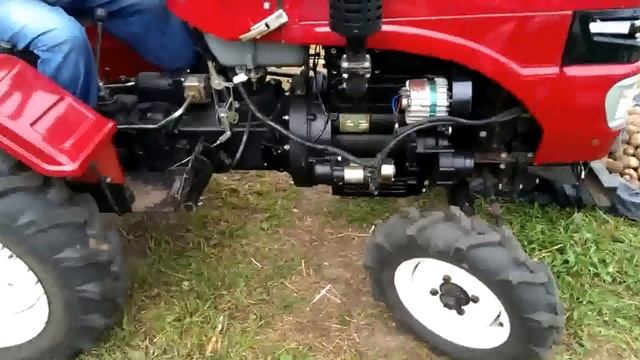Презентация минитрактора XT-160 с картофелекопалкой смотреть онлайн