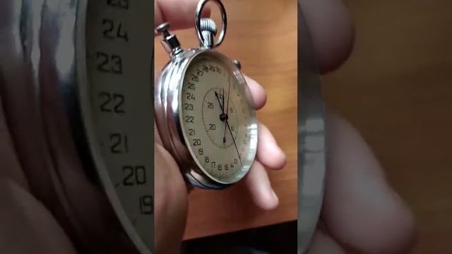 Vintage Slava Stopwatch Mechanical USSR Soviet Chronometer смотреть онлайн