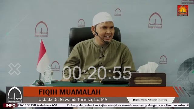 FIQIH MUAMALAH - Ustadz Dr. Erwandi Tarmizi, Lc, MA смотреть онлайн