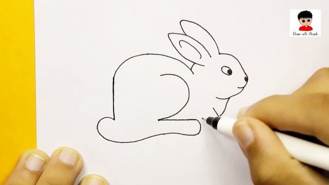 Cute Rabbit Drawing From Numbers 12 For Beginners смотреть онлайн