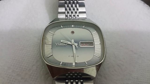 YUKO Automatic 17 jewels Vintage Watch HD смотреть онлайн