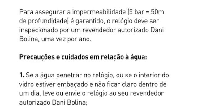 Relógios Dani Bolina: Manual de Instruções 2 смотреть онлайн