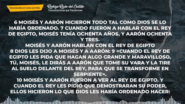 LA BIBLIA EN UN AÑO/Día 154 Éxodo: 5-8 смотреть онлайн