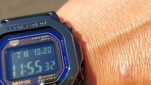 G-SHOCK  MR-G  『青墨』MRG-B5000BA-1JR  (直射日光バージョン)