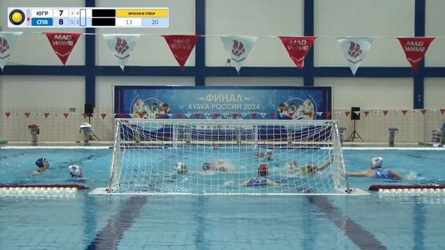 Финал кубка России 2024 по водному поло среди женских команд (финал за 5-6 место) смотреть онлайн