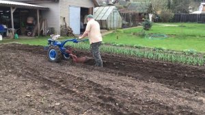 Мотоблок МТЗ  05  Вспашка в 2024 году. Весна.