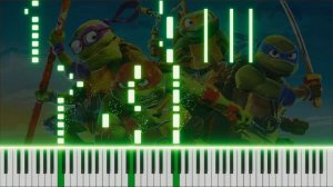 Teenage Mutant Ninja Turtles Main Theme - Piano Cover (FREE MIDI)