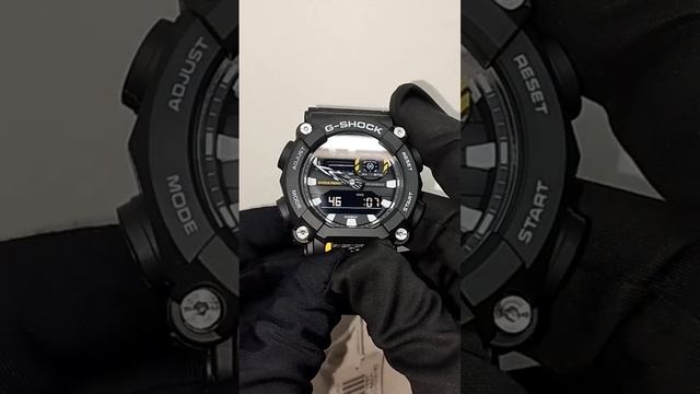 G-SHOCK GA-900-1ADR. How To Time & Date adjustment смотреть онлайн
