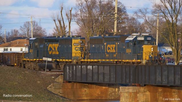 K596 Stuck with Low Air Pressure SD40-2 & SD40-3 | Full Radio Conversation смотреть онлайн