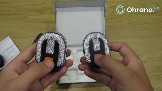 Велофара FY-1825 із зазначенням поворотів