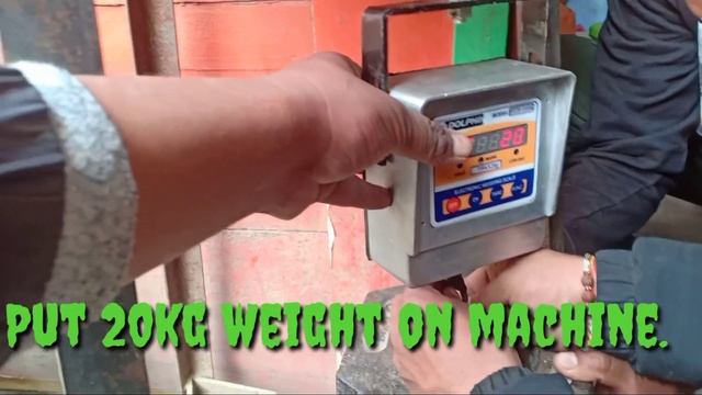 Dolphin Hanging electronic weighing machine callibration, setting . смотреть онлайн