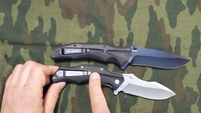 Сравнение ножей HT1 и HT2 Mr Blade смотреть онлайн