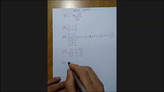 Matemática II 1 191 Matriz Inversa смотреть онлайн