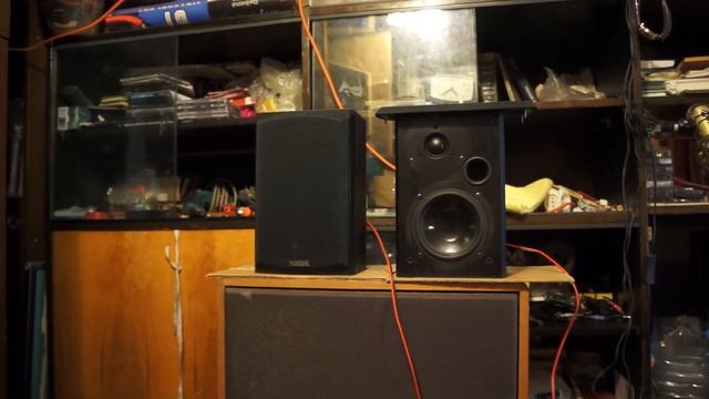 AS Yamaha NS-G25 BASS test, receiver ONKYO TX-7220 made in Japan смотреть онлайн