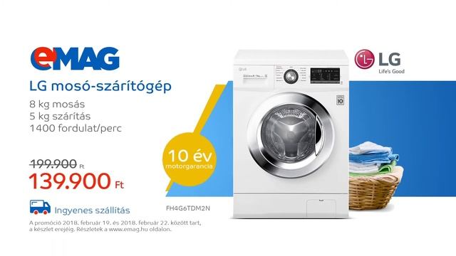 Háztartási gépek napjai - LG mosó-szárítógép смотреть онлайн