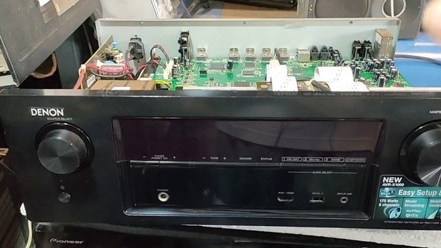 ซ่อมเครื่องเสียง DENON AVR-X1000 อาการไม่มีเสียง ภาพไม่ออก เจอไอลมทะเลเมนบอร์ดขึ้นสนิม อ๊อกไซด์ fix смотреть онлайн