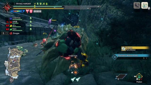 MHRise ZINOGRE - GOLDEN ARTHUR KNIGHT DLC CUTE FLUFFY CHARGE BLADE AERIAL CHAINSAW IS SO MUCH FUN смотреть онлайн