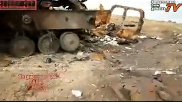 Разгром ополченцами позиций вооруженных сил Украины в Мариновке смотреть онлайн