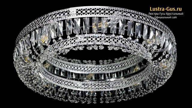 Хрустальная люстра «Венеция Кольцо №6 пластинка» - Гусь-Хрустальный завод смотреть онлайн