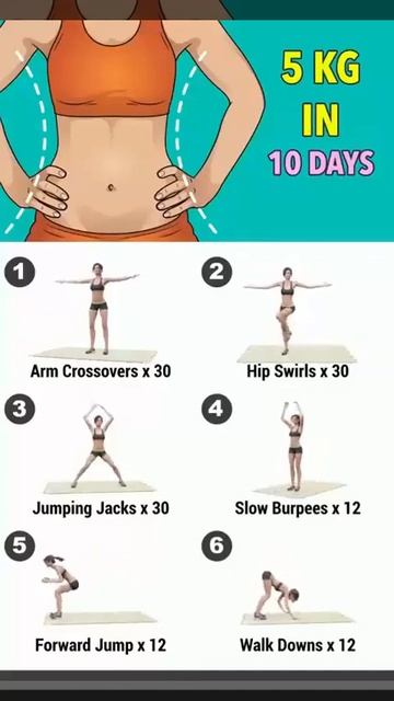 Weight Lose Exercise 5 kg in 10 Days |#shots|Fitness Motivation |#Fitlux|#short смотреть онлайн