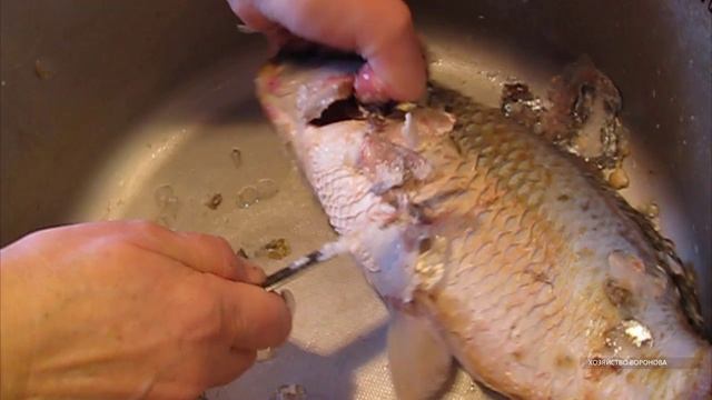 Ошпарить и легко снять чешую с карпа смотреть онлайн