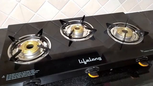 Lifelong LLGS23 3 Burner Glass Top Gas Stove | Unboxing, Features | Best Gas For Home смотреть онлайн