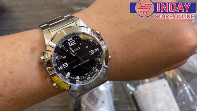 CASIO AMW-870-1A NEW PRODUCT With 10 YEARS Of BATTERY@indaywatchandlifestyle5141